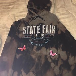 Bleached & Patched IA State Fair Hoodie